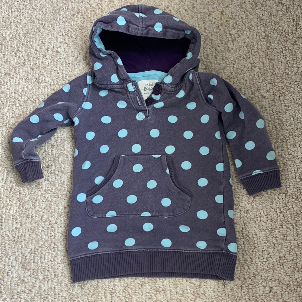 Mini Boden hooded sweatshirt